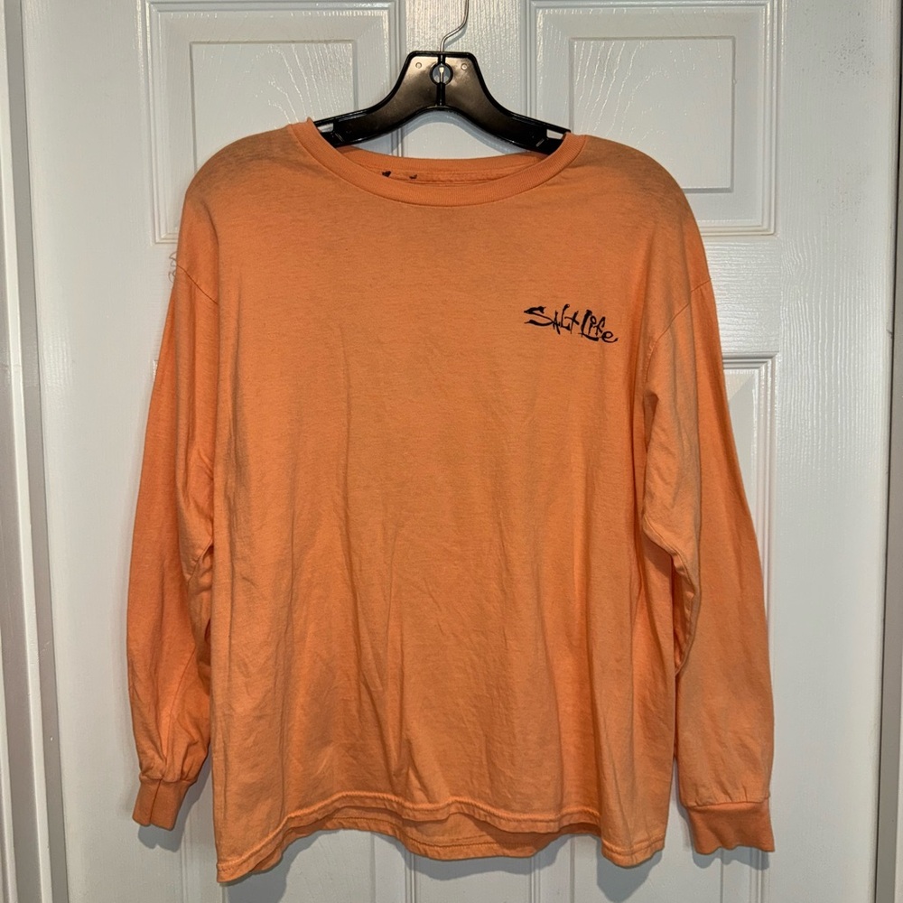 Salt Life Orange Long Sleeve Tee